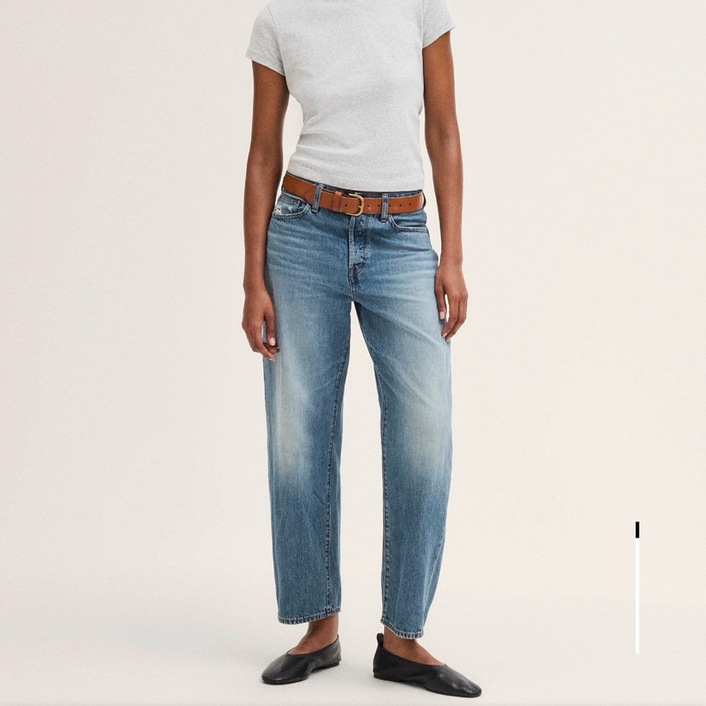 NEW Madewell Curvy Barrel Jean